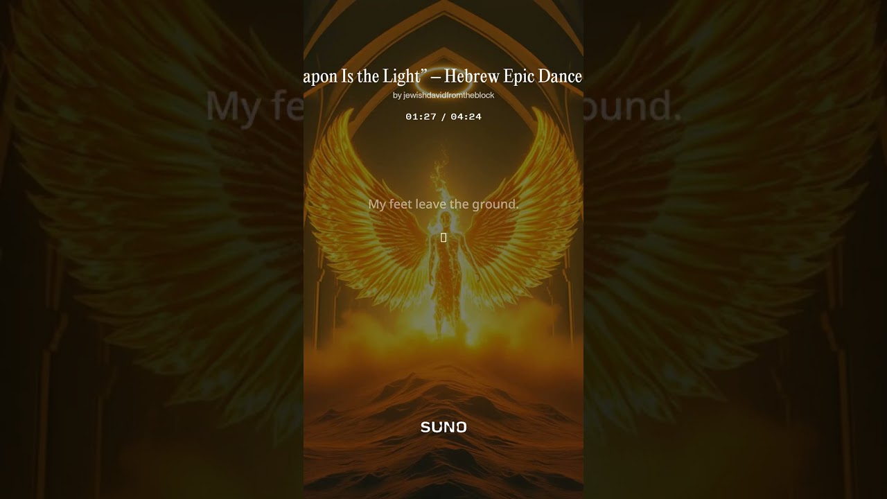 🌟 “My Weapon Is the Light” – Hebrew Epic Dance Anthem 🌟