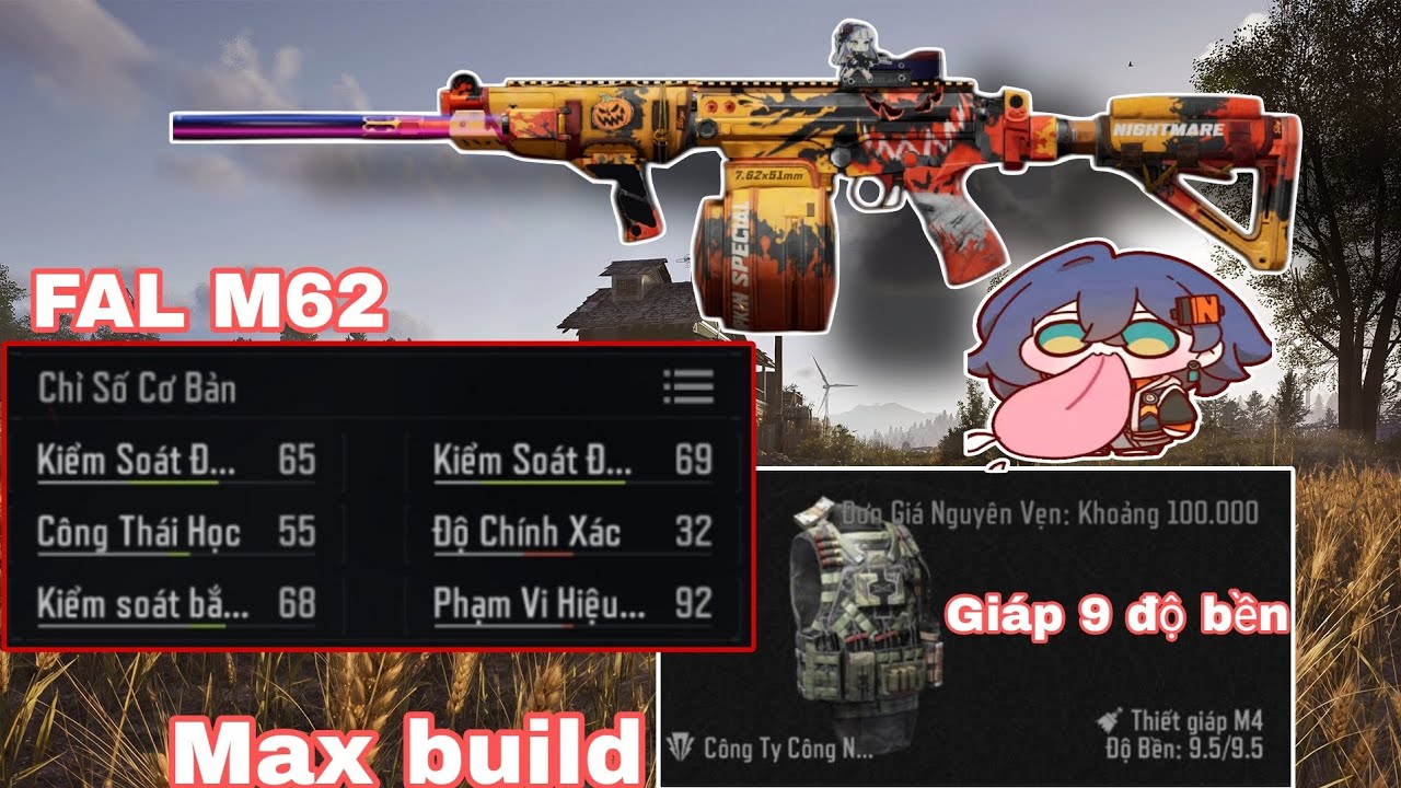 Cùng Fal max build và giáp 9 độ bền thần thánh quẩy Farm 120 | Arena Breakout 