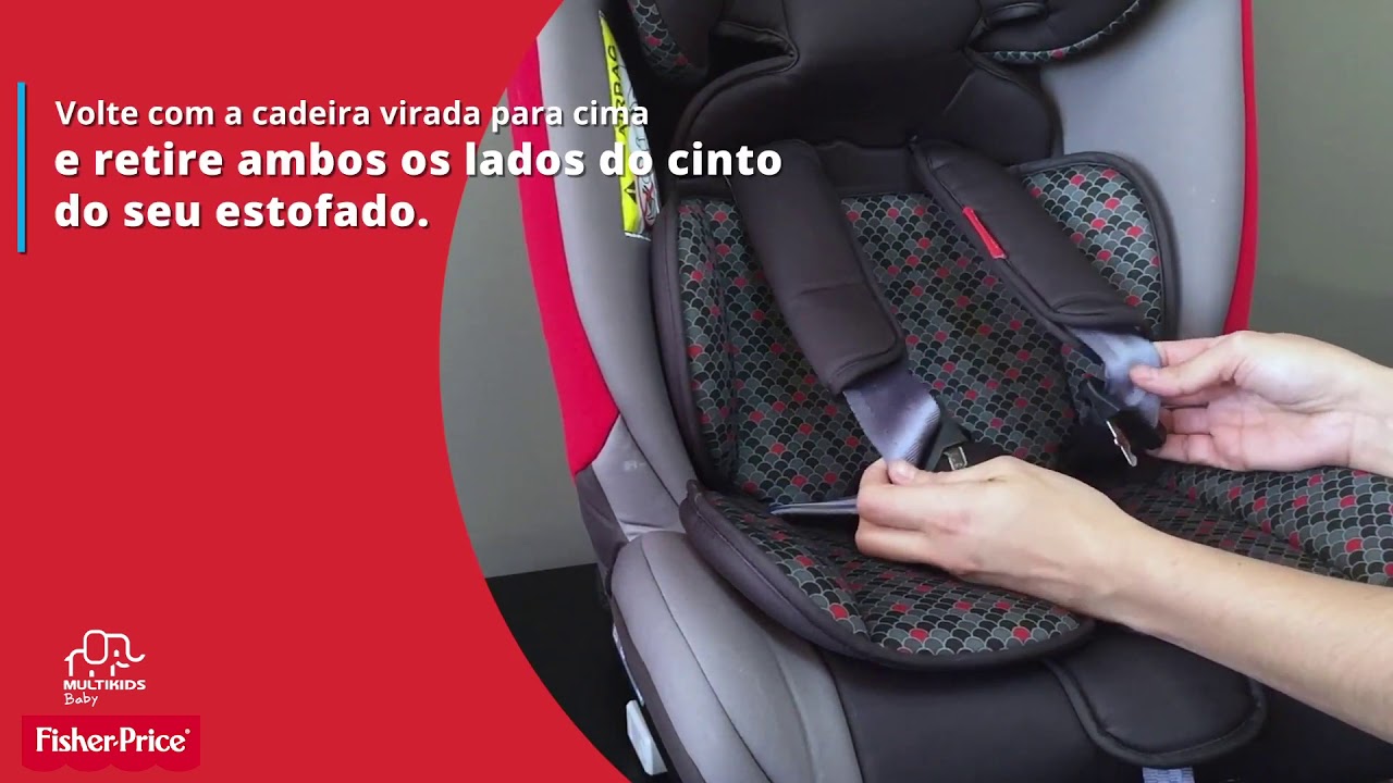 Removendo Cinto e Estofado | Cadeira All Stages Fix | Fisher-Price