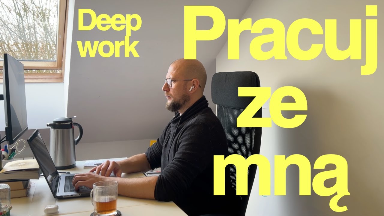 Pracuj ze mną 80 min Deep Work PL + muzyka do koncentracji binaural beats