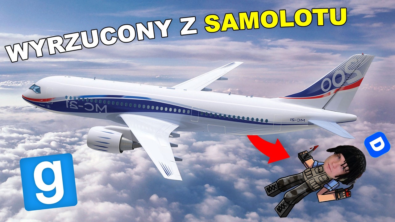 MULTI WYRZUCONY z SAMOLOTU PRANK XD w GARRY'S MOD: TTT
