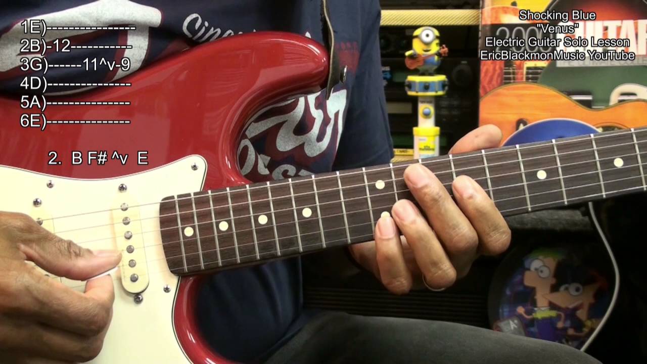 How To Play VENUS Shocking Blue ⚡ Guitar Solo Lesson @EricBlackmonGuitar