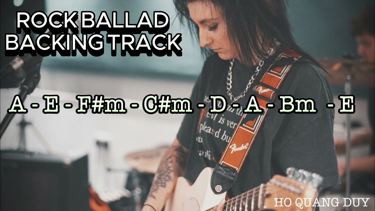 Rock Ballad in A Major - Backing Tracks DUY
