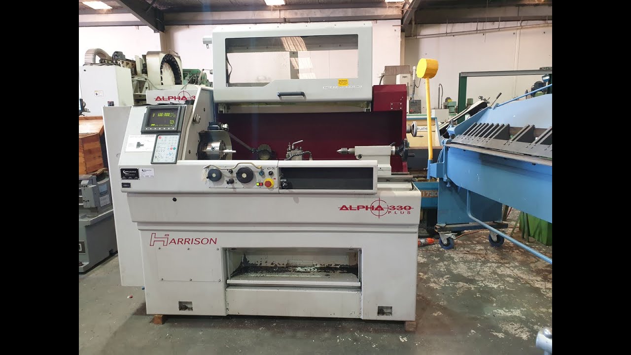 Harrison Alpha 330 Plus CNC Teach Lathe Stock No  4079