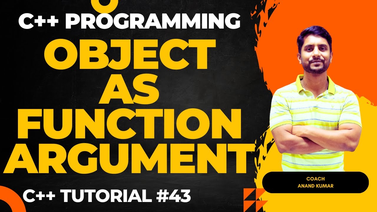Object as Function Argument | C++ Programming | In Hindi