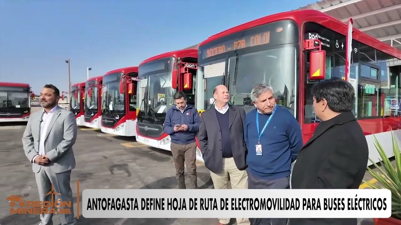 Antofagasta inicia estudio para definir el futuro de la electromovilidad en buses eléctricos
