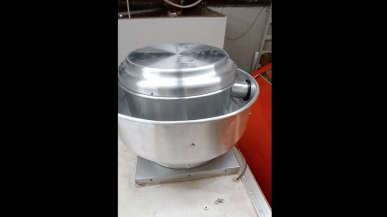 Upblast Fan Installation for an Arete Food Trailer