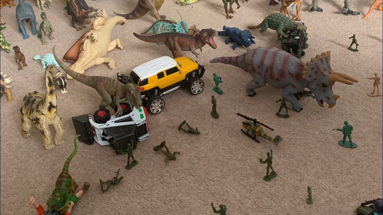 Dinosaurs Vs Humans | The First Battle