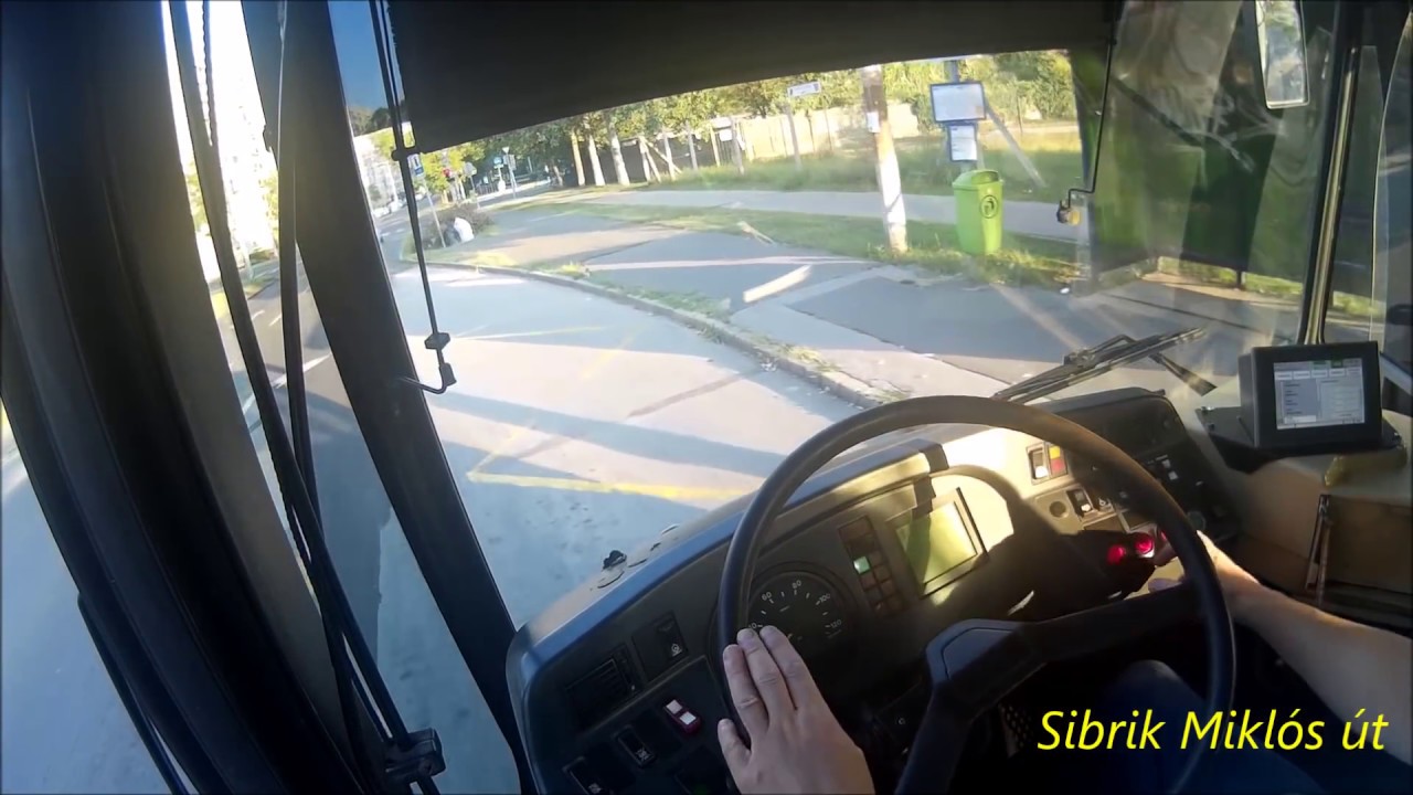 85-ös Busz. BKV. Vanhool AG300 (Cockpit View) Budapest. 2018.