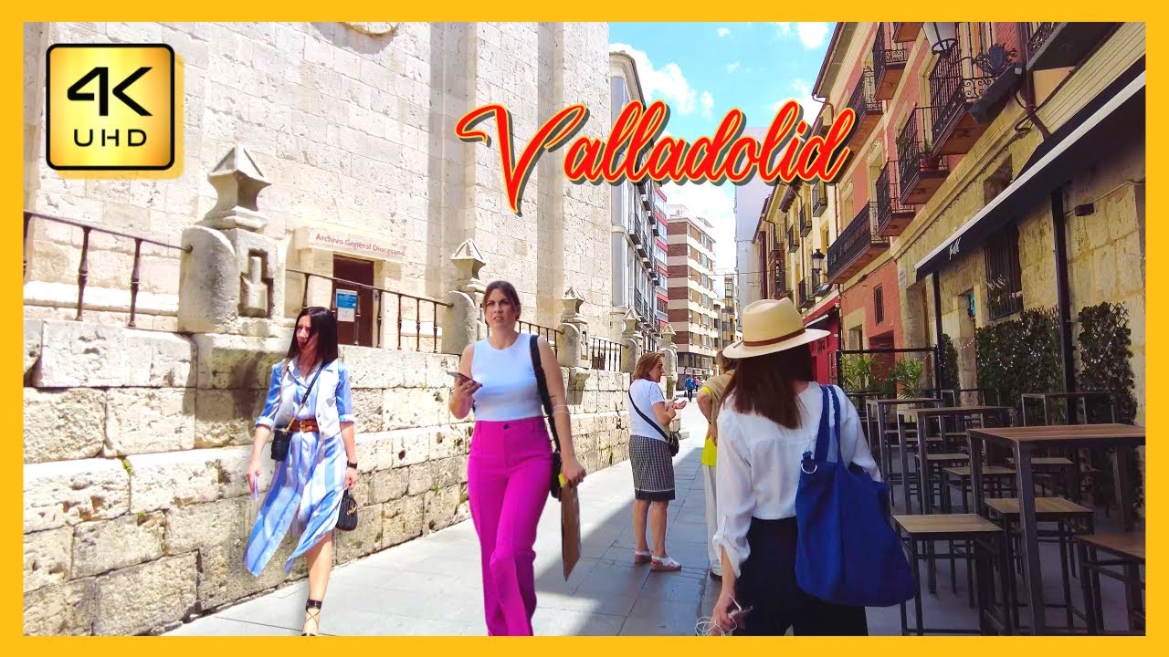 ВАЛЬЯДОЛИД Прогулка по городу в 4K | Все о достопримечательностях Вальядолида