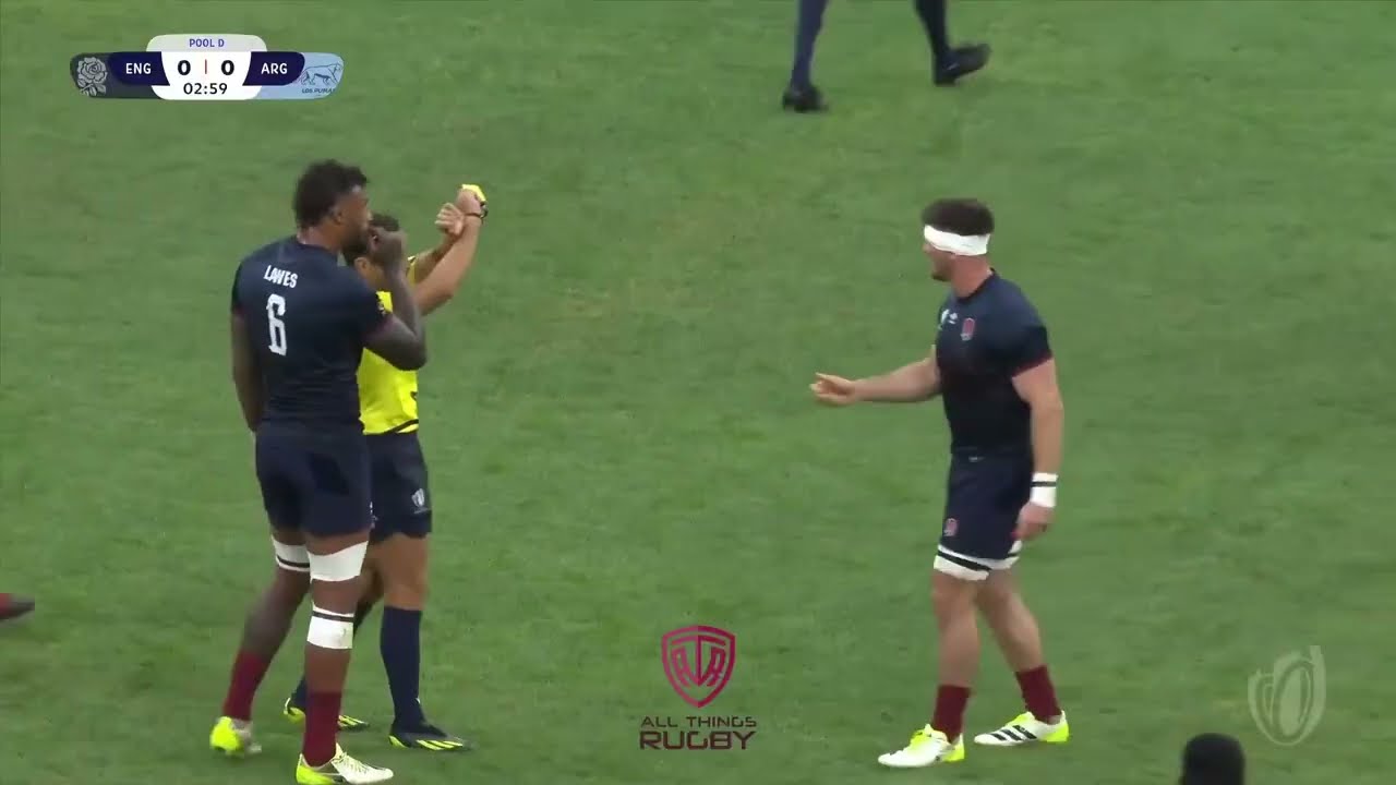 Ford drops goals as Curry sees RED! | England vs Argentina | Rugby World Cup 2023 Match Highlights