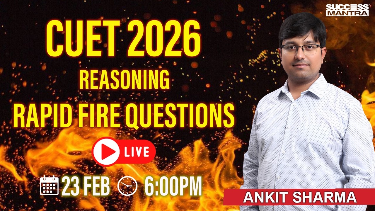 CUET 2026| Important Questions of Reasoning| PYQ of Reasoning | Logical Reasoning| CUET Questions