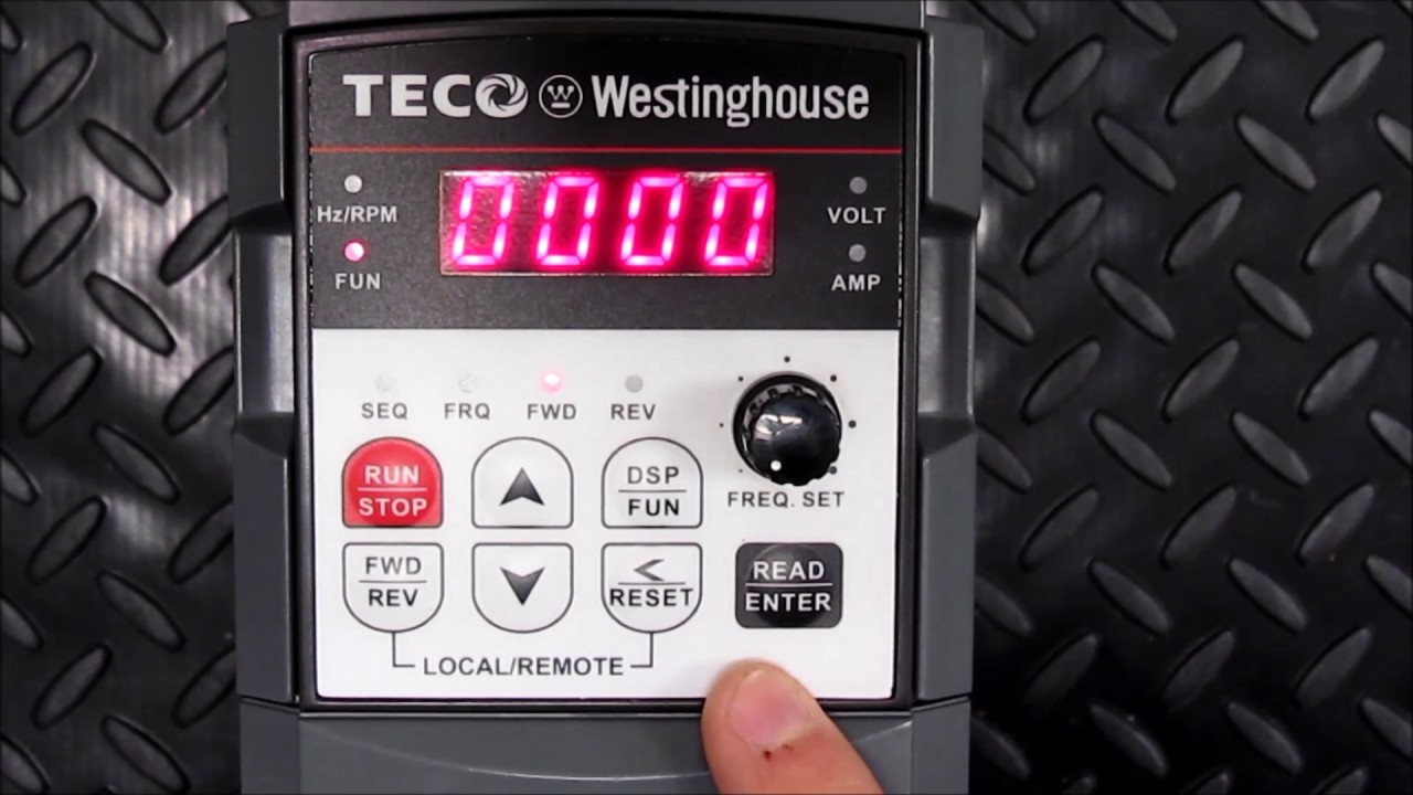 Conectar Potenciometro Externo VFD N3 TECO-Westinghouse