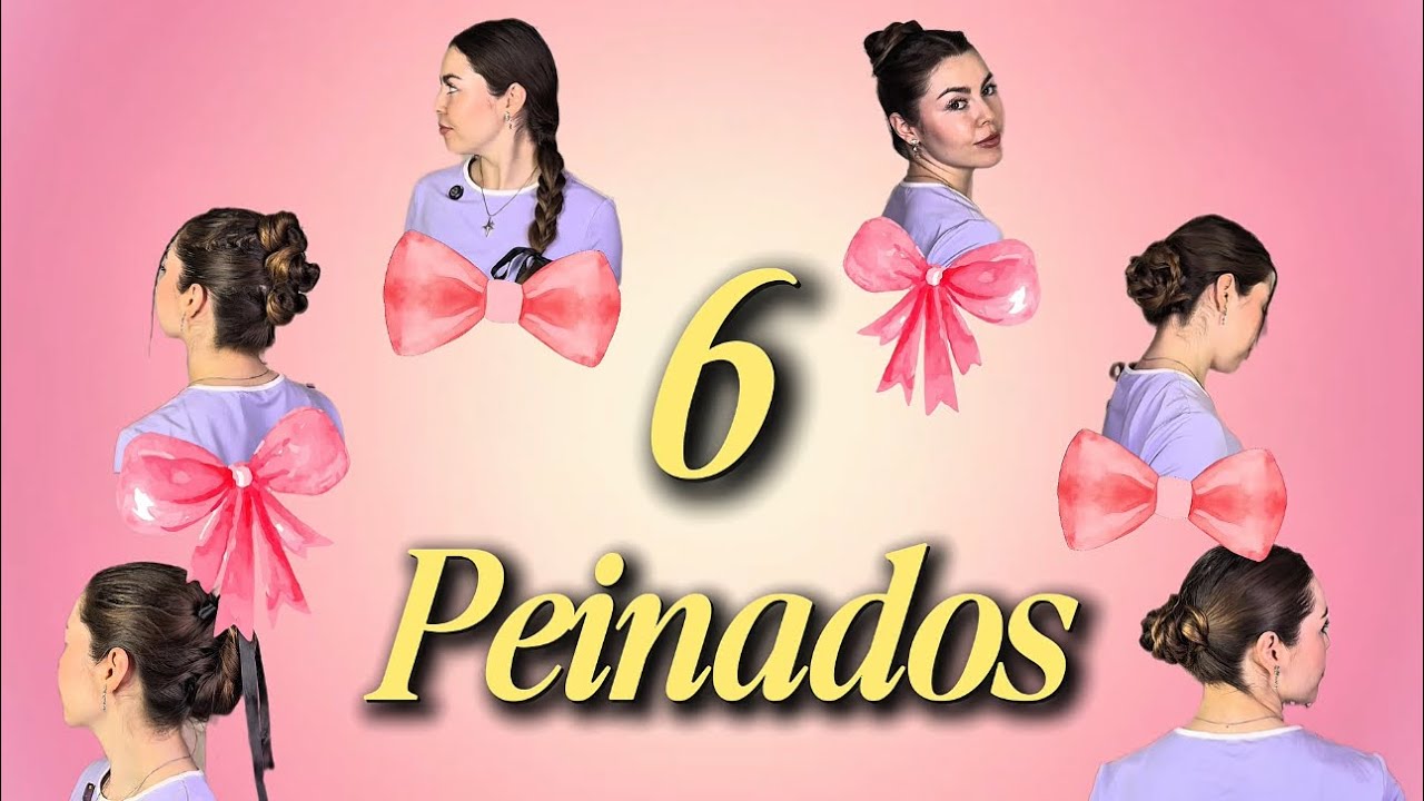 6 Peinados Recogidos F&aacute;ciles y Bonitos para Cualquier Ocasi&oacute;n✨