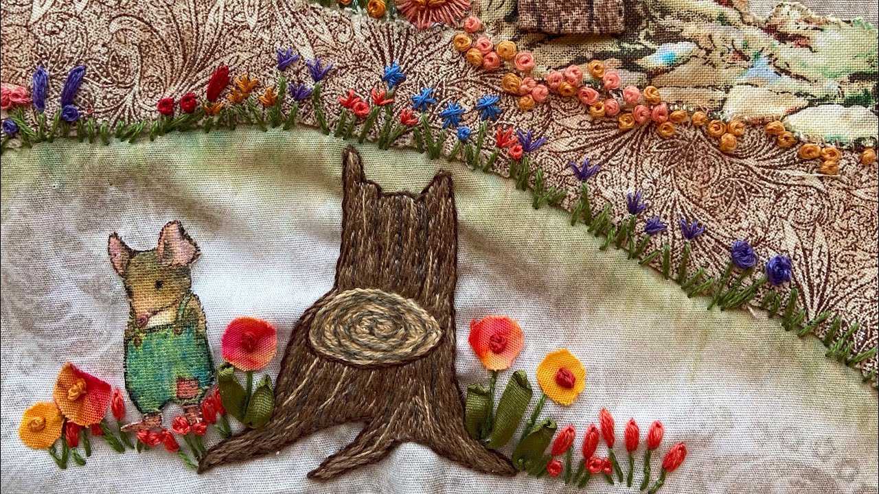 #roxysjournalofstitchery - Down The Garden Path - Garden Chair