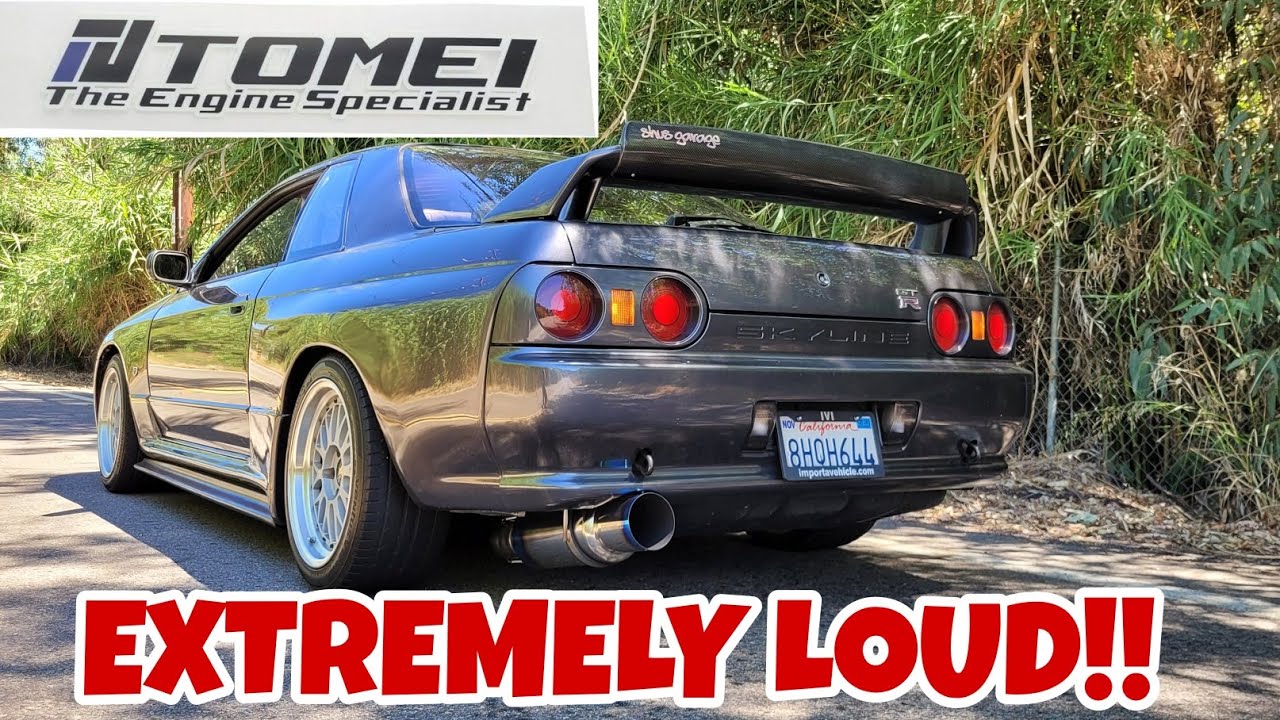 R32 GTR GETS A TOMEI EXHAUST| REALLY LOUD