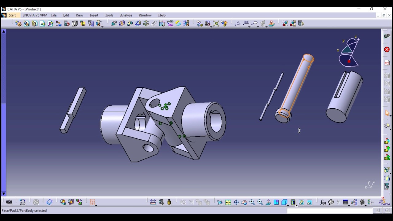 Universal Joint ||  Kinematics and Simulation  || Assembly ||  Part Design