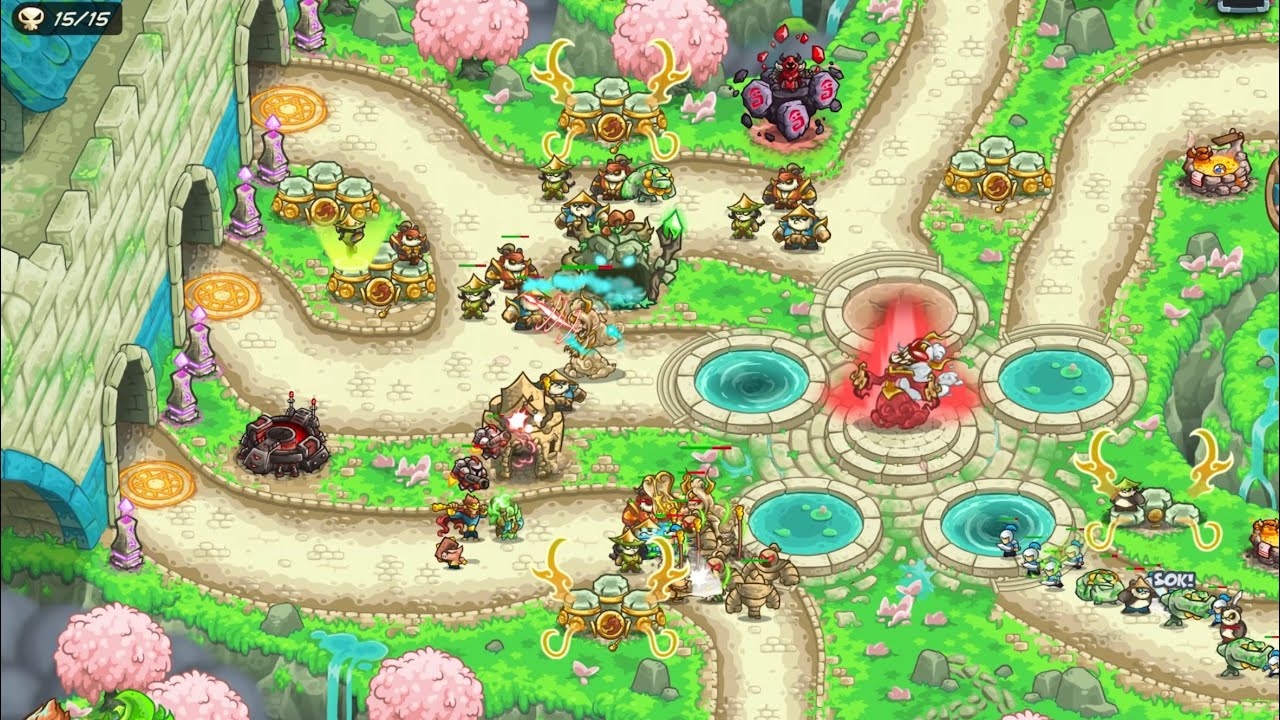 Kingdom Rush Alliance - Wukong’s Journey DLC - Princess Iron Fan boss fight (Impossible difficulty)