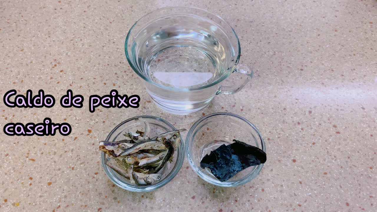 O SEGREDO DA COMIDA COREANA | CALDO DE PEIXE CASEIRO | DASHI | 멸치육수 | CALDO DE ANCHOVAS