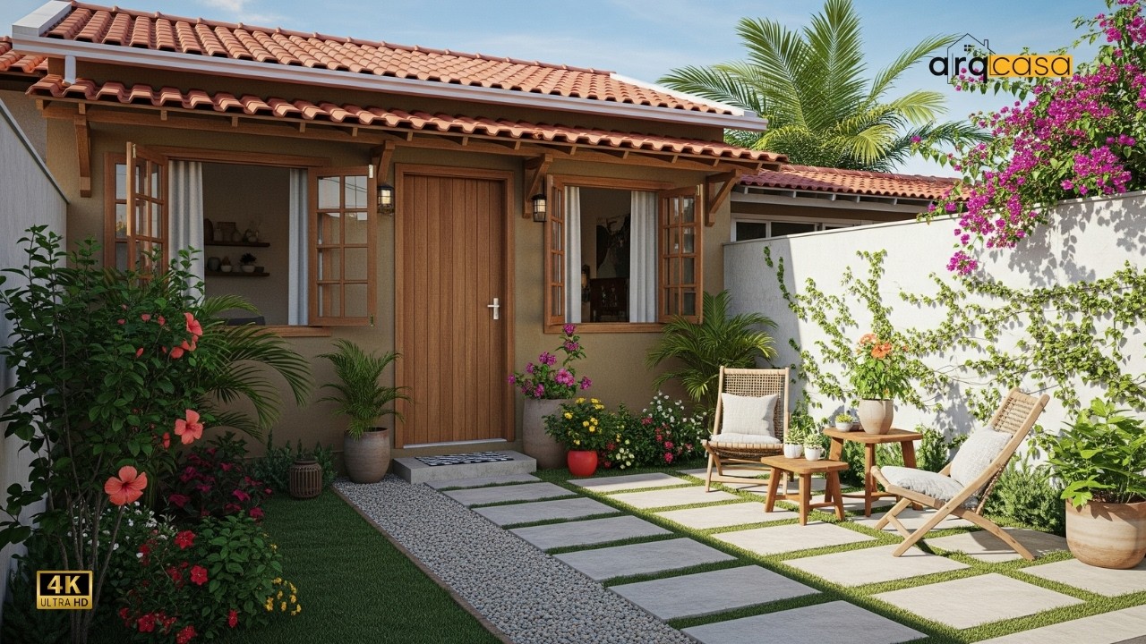 +70 Projetos de Quintais Pequenos Decorados para se Encantar!