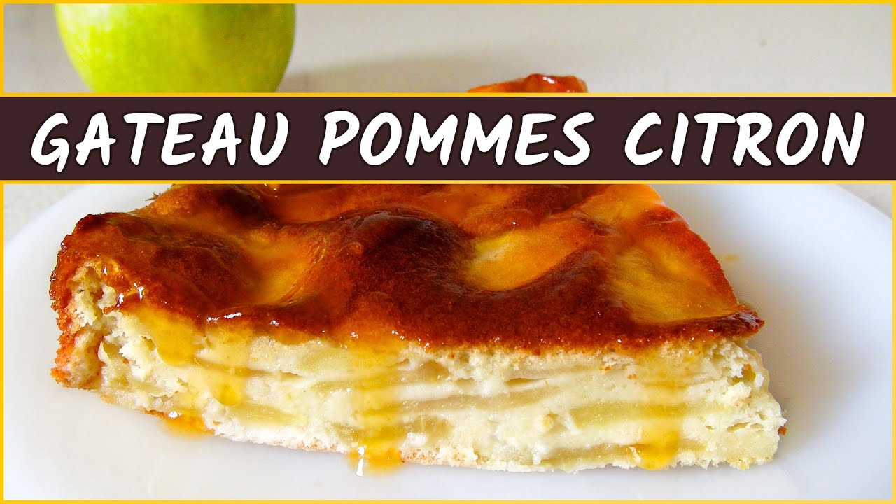 Recette du gâteau aux pommes et au citron