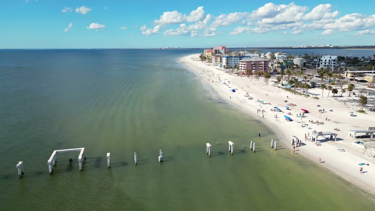 Fort Myers Beach Aerial View [ Times Square ]