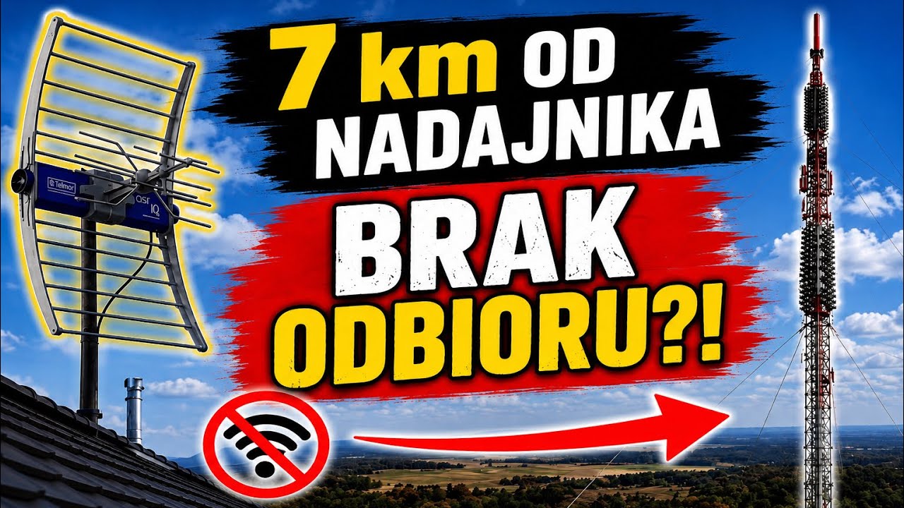 Dlaczego blisko nadajnika jest bardzo słaby sygnał TV ? 