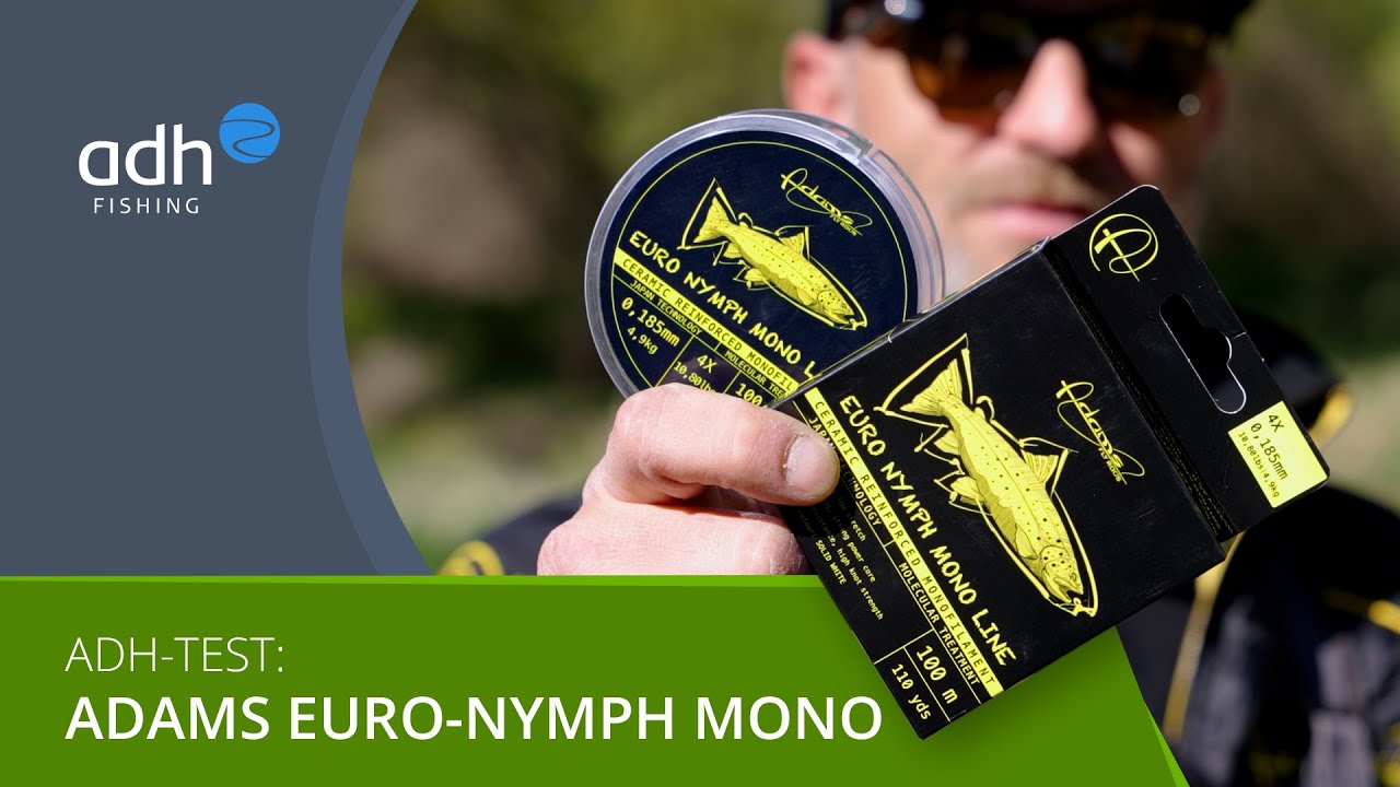 Adams Euro Nymph Mono Line: Memory-free, stretch-free, stiff - perfect for sensitive Nymphing Rods!