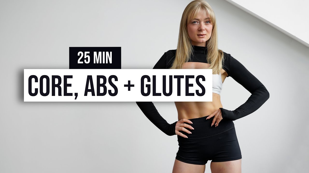 DAY 12: 25 MIN DEEP CORE & ABS WORKOUT - Crazy Burn, No Equipment (LEVEL UP 2.0 CHALLENGE)