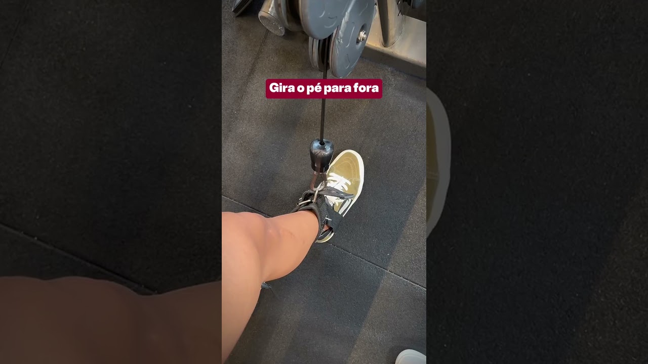 MELHOR exerc&iacute;cio de gl&uacute;teo na polia!