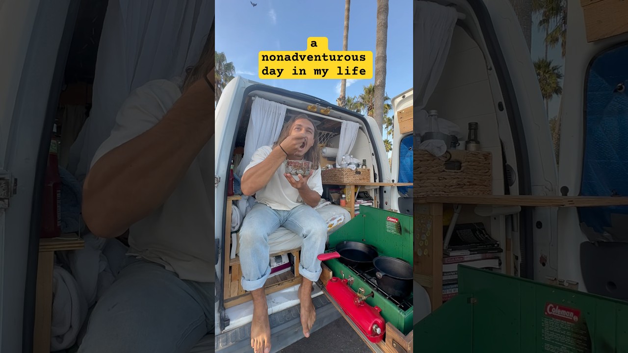 A day in my life while living in a van. #vanlife #travel #dayinmylife