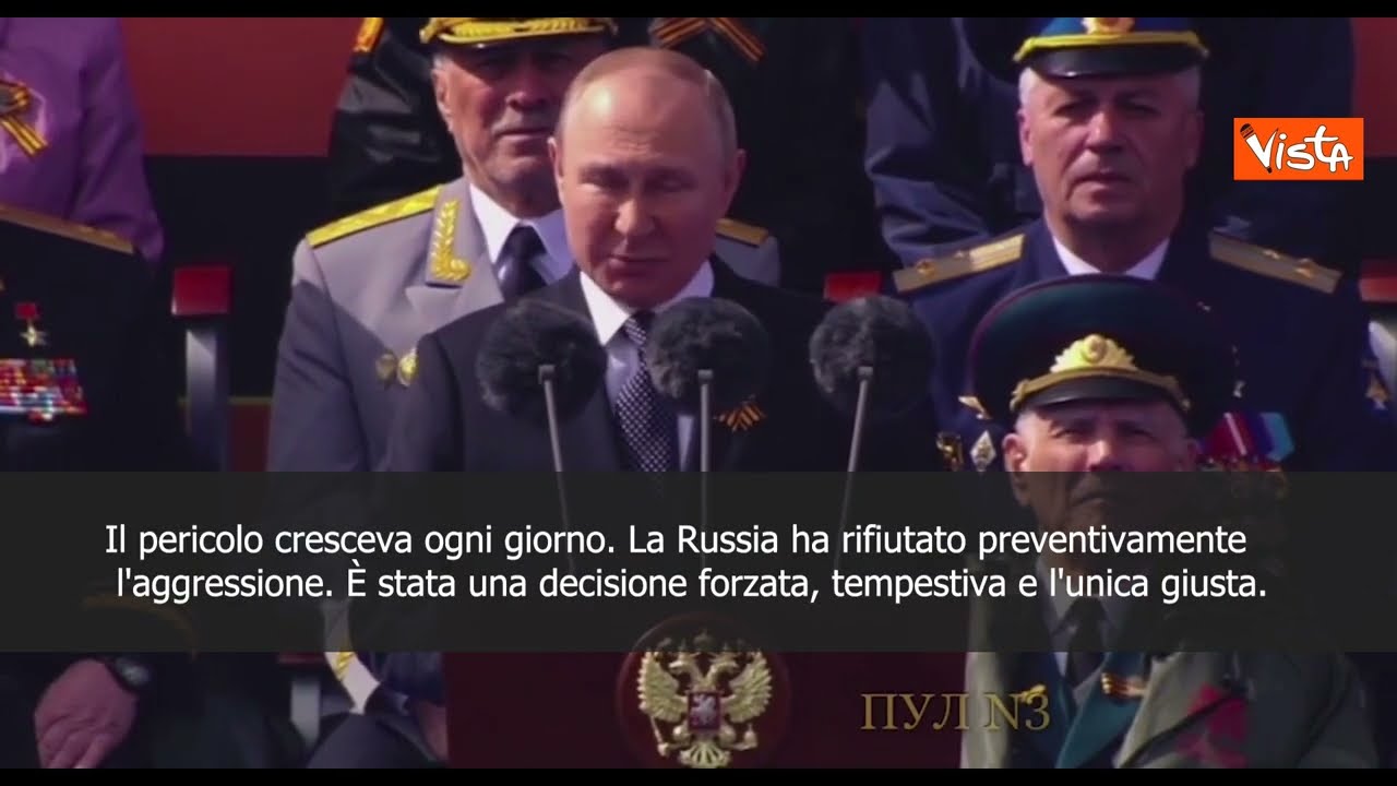 Il discorso di Putin alla Parata della Vittoria del 9 Maggio - SOTTOTITOLATO