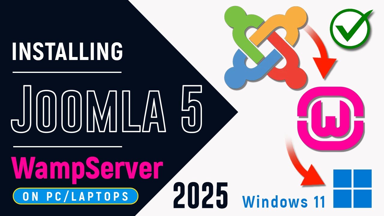 How to install Joomla 5 in WampServer Localhost on Windows 11 - (Same in 2026)