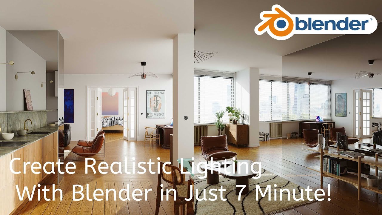 Create Realistic Lighting With Blender in Just 7 Minute!