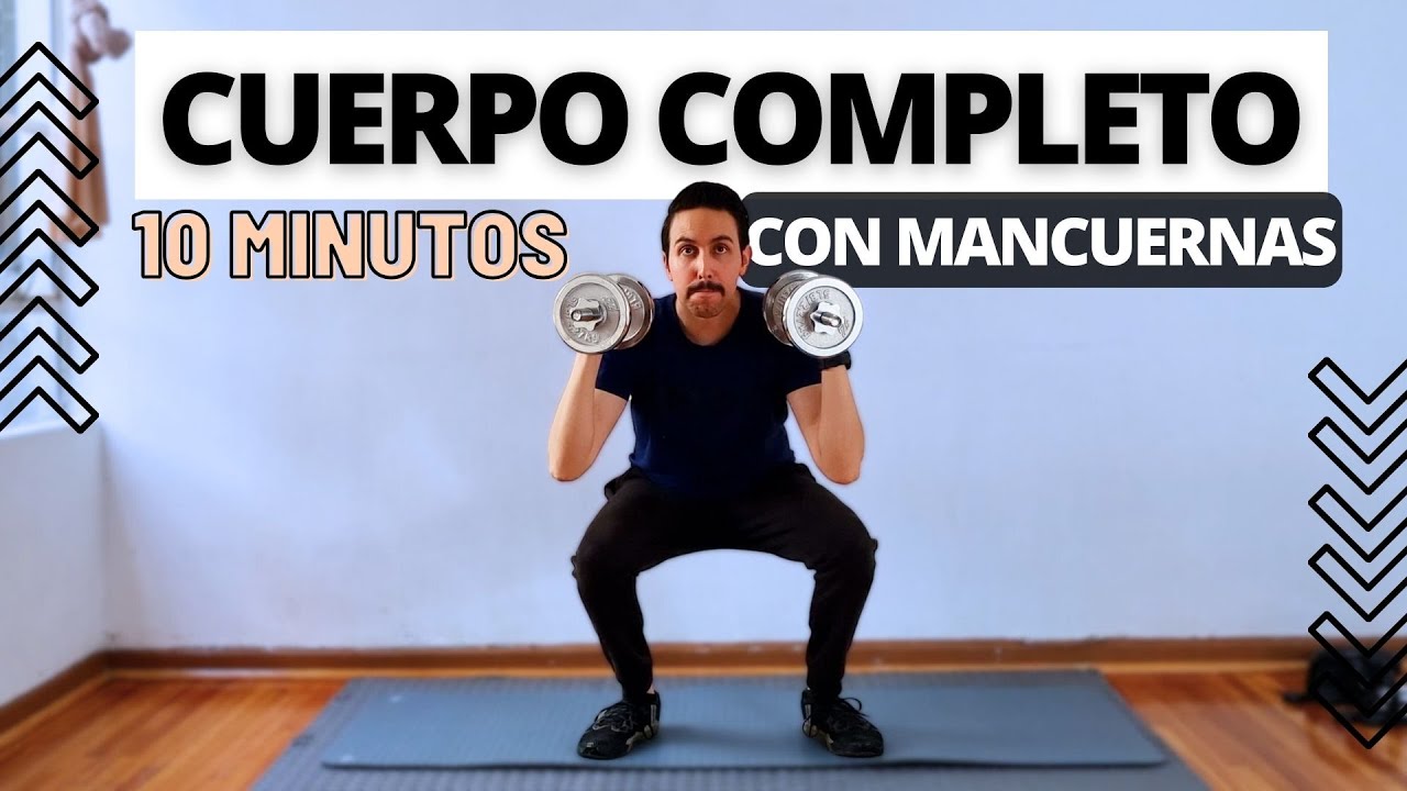 Ejercicios con Mancuernas para CUERPO COMPLETO
