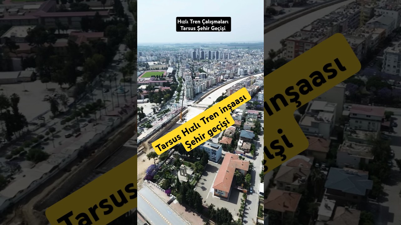 Hizli Tren &Ccedil;alışmaları Tarsus Şehir ge&ccedil;işi #djimini3 #ferditayfur #mersin #tarsus #adana