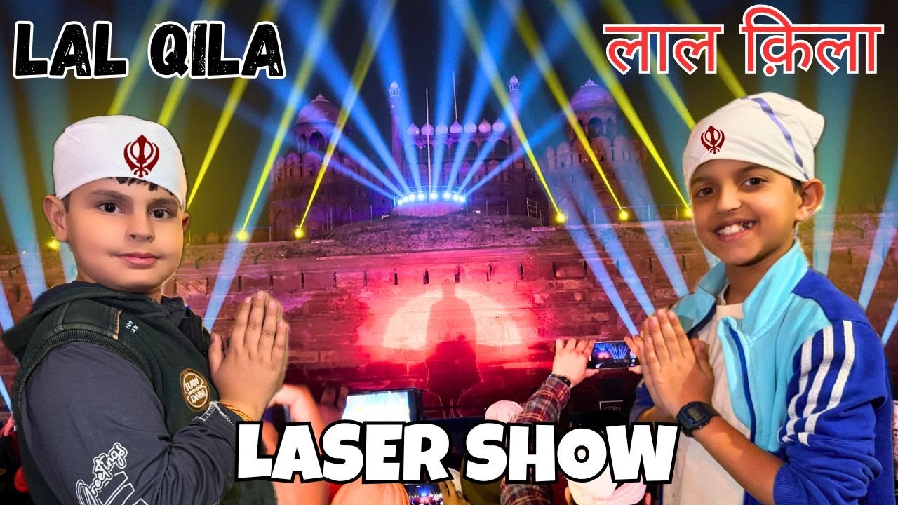 YAATRI VLOGS KE SATH LASER & SOUND SHOW DEKH LIYA 😍 | LAL QUILA LASER SHOW 🔥 | ROHAN CHAHAL VLOGS 🎥