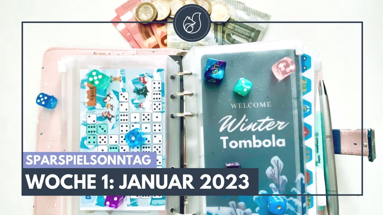 NEUE Sparspiele und Challenges JANUAR 2023 Woche 1 🎲 