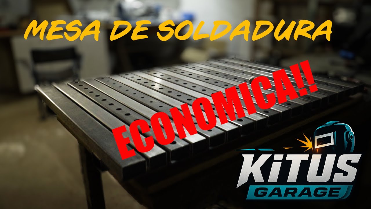 Fabrico una Mesa de Soldadura ECONOMICA para taller de HOBBY