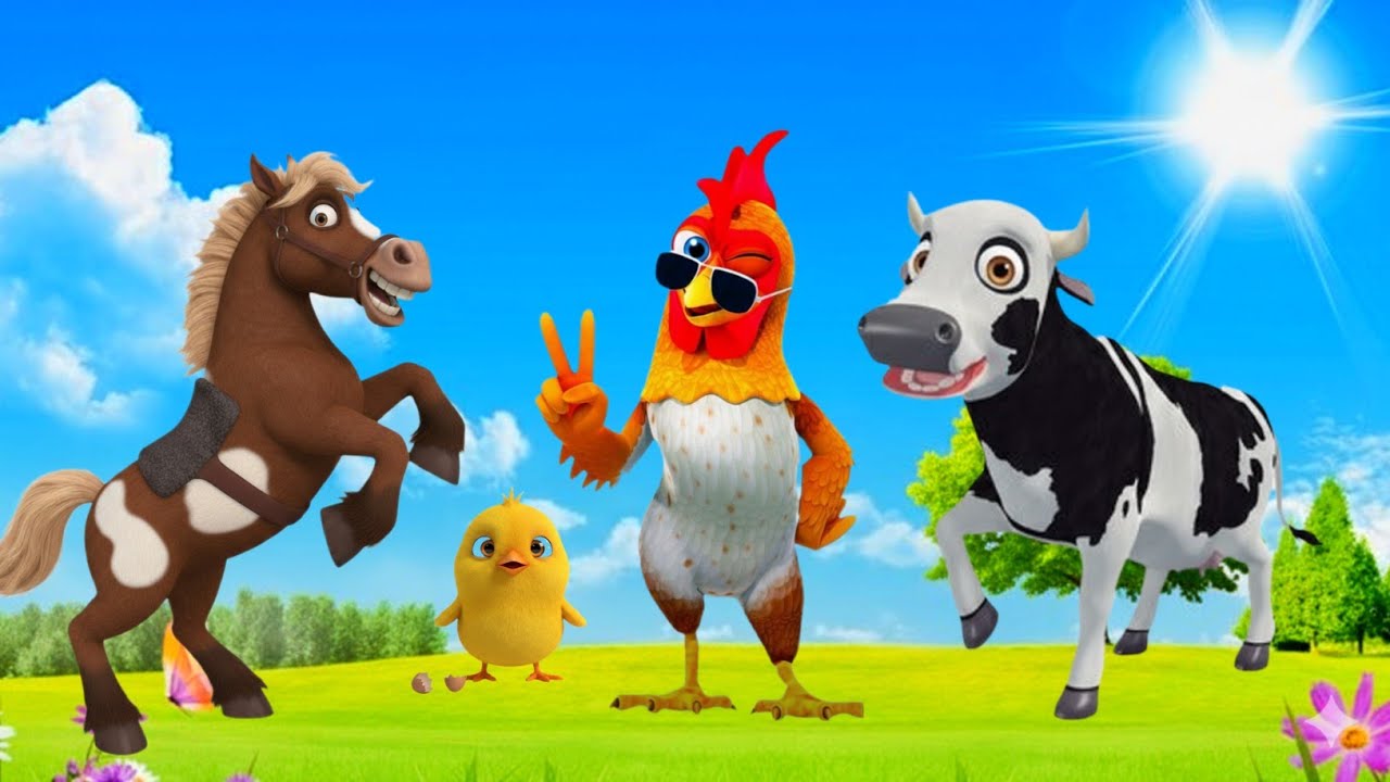 ​¡Fiesta de Animales! 🐄 La Vaca y el Pollito Bailando | Animato Fiesta