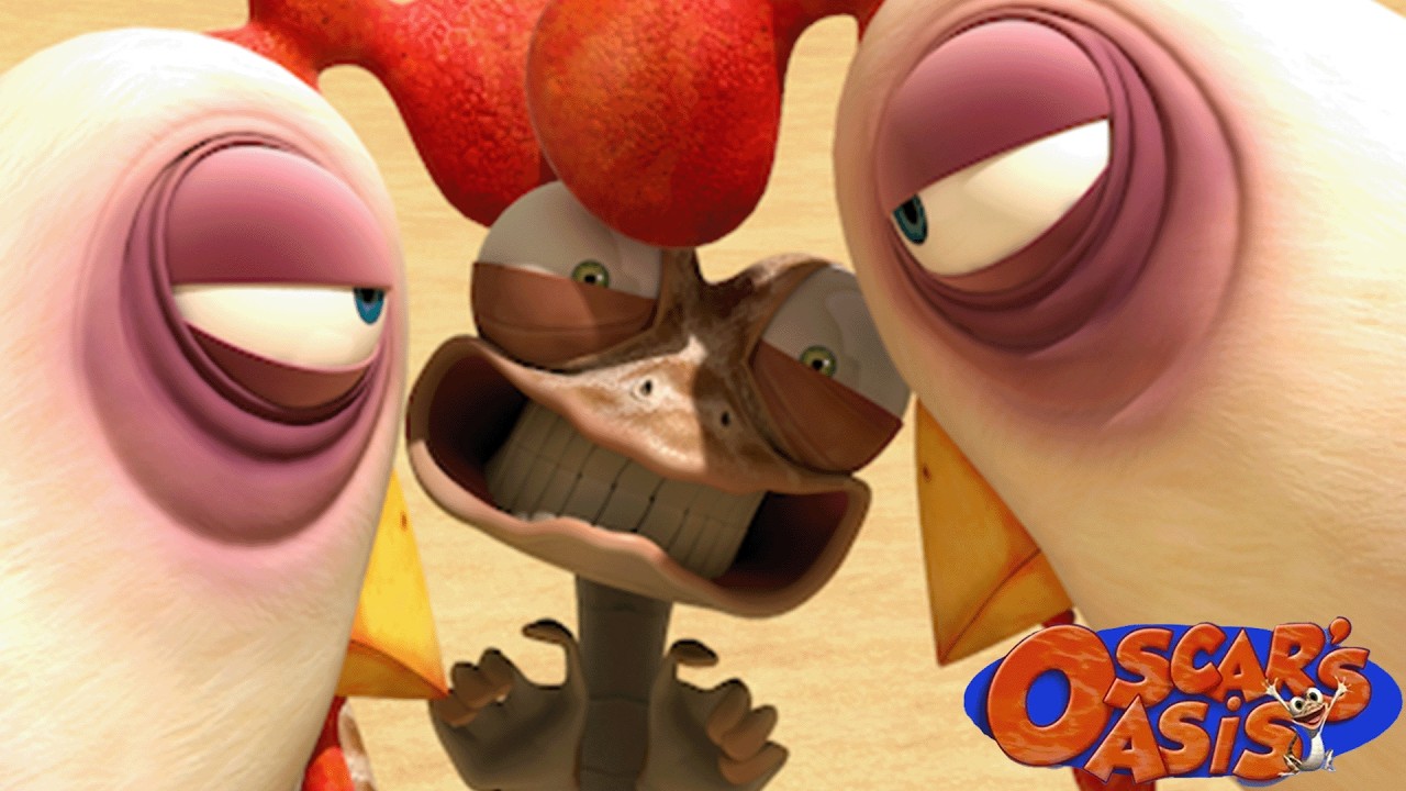 Oscar Gets Into Trouble With The Chickens | Oscar's Oasis Kids Cartoons