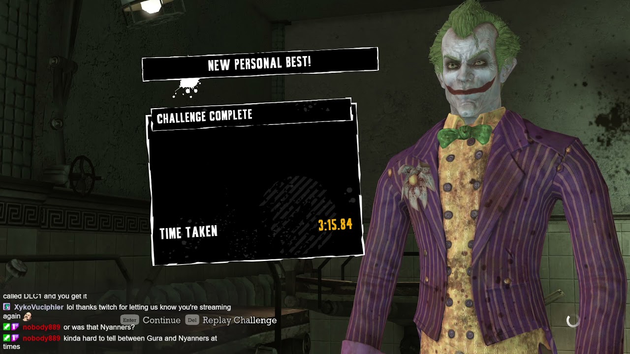 Batman Arkham Asylum - Joker Challenge Maps & DLC