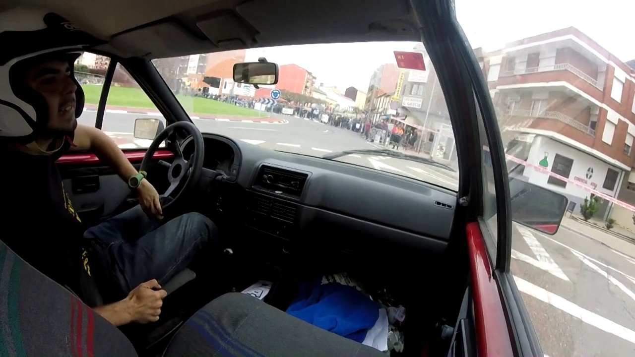 II Slalom Gran Premio Comercio de Astorga 2017 // Onboard Christian Moran // Citroen Ax 1.1