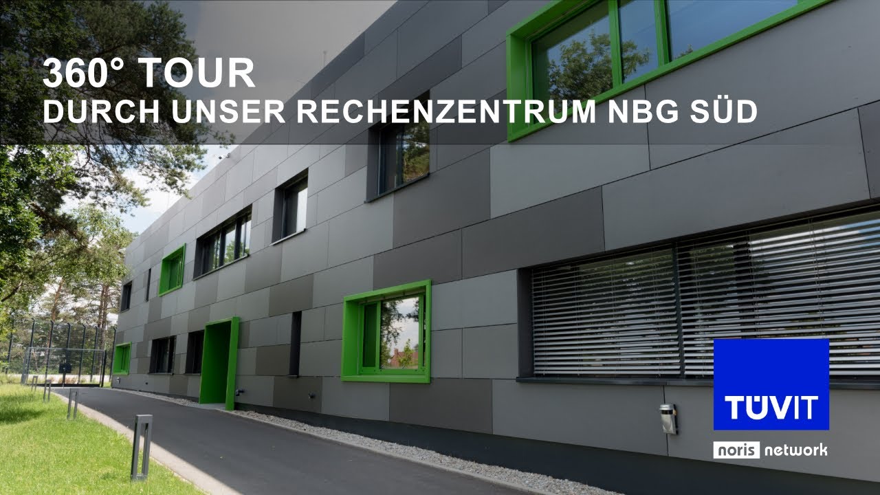 Rechenzentrum Nürnberg: 360° Tour durch das Rechenzentrum - noris network