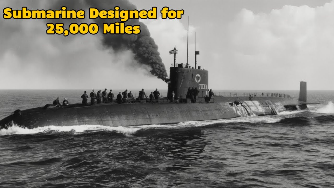The Nazi Submarine Designed for 25,000 Miles