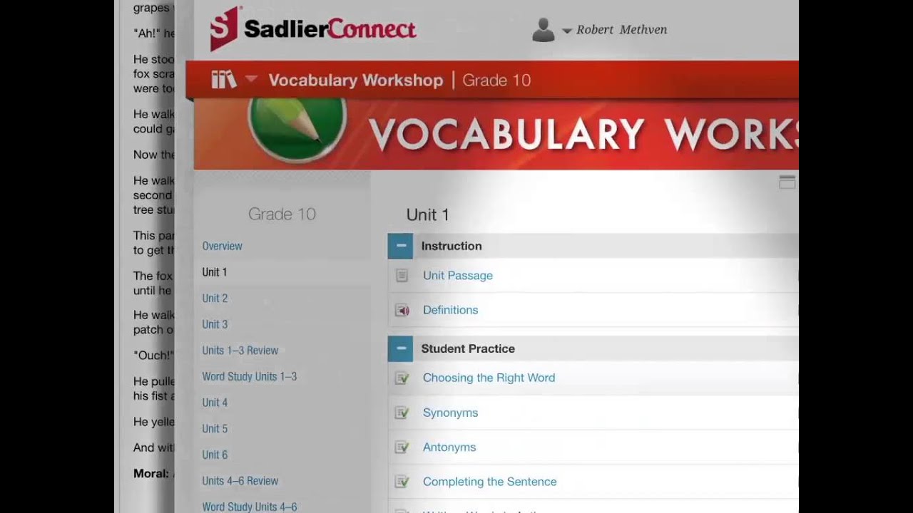 Sadlier’s Vocabulary Workshop Goes Digital