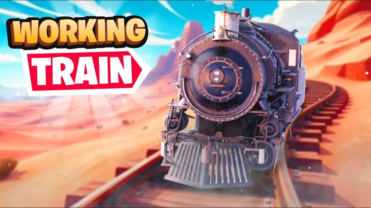 I Built A Fully Working TRAIN In Fortnite Creative!