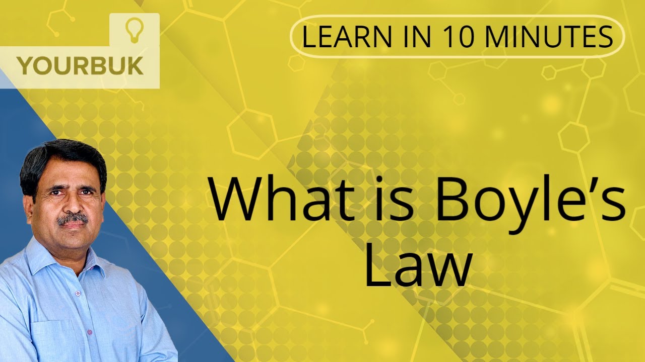 What is Boyle's Law | States of Matter | Class 11 | Prem Dhawan