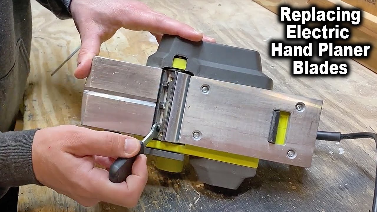 Как заменить лезвия электрорубанка Ryobi