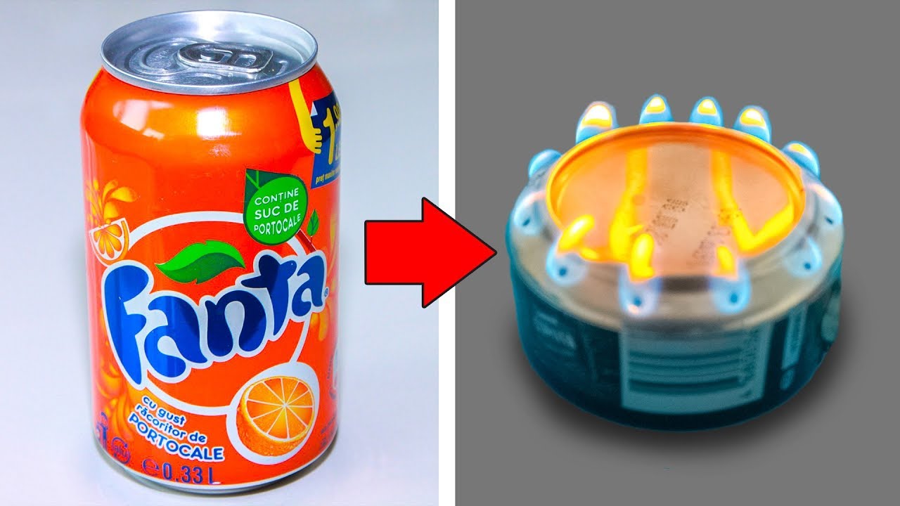 4 FANTASTICHE IDEE CON LATTINE DI ALLUMINIO